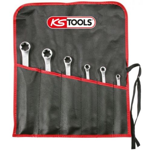 Trousse de 6 clés polygonales droites Torx® 585 g KS TOOLS 911.0370 photo du produit Secondaire 1 L