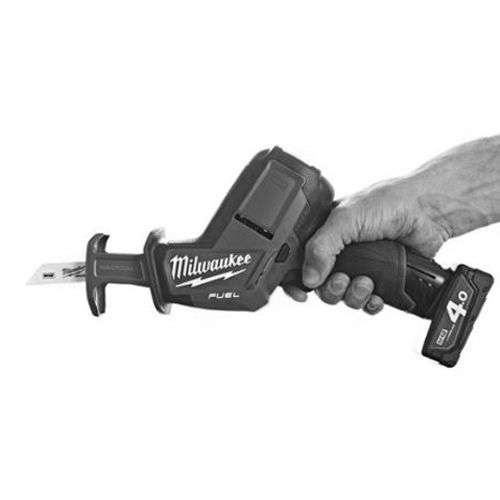 Scie sabre M12 12V FUEL CHZ-602X Hackzall™ + 2 batteries 6,0Ah + chargeur 12V + coffret HD-BOX - MILWAUKEE TOOL - 4933451511 pas cher Secondaire 4 L