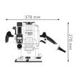 Défonceuse 1250 W GOF 1250 LCE en coffret L-BOXX 238 BOSCH 0601626101 photo du produit Secondaire 1 S