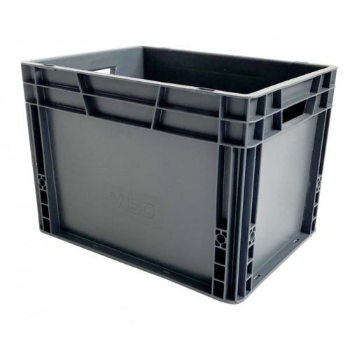 Bac de manutention polypropylène 400x300mm série E 25L charge 20kg - VISO - E4332/21 pas cher