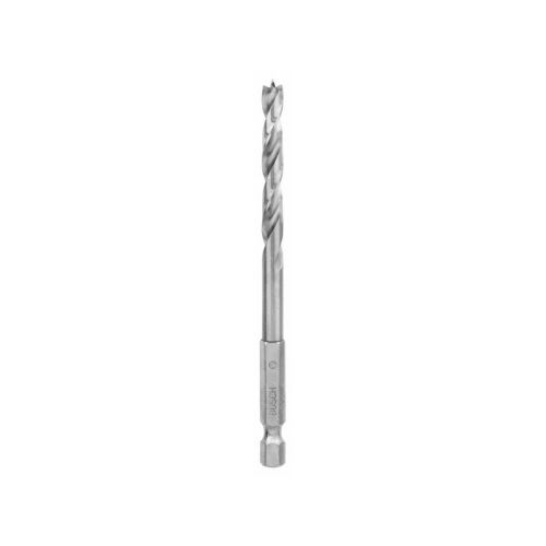 Mèche hélicoïdale diamètre 2mm pour le bois - queue six pans 1/4'' - BOSCH - 2608595518 pas cher Principale L