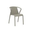 Fauteuil de jardin empilable FADO taupe - DCB GARDEN - FADO-FT-TAUPE pas cher