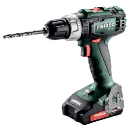 Perceuse-visseuse 18V Metabo BS 18 L + 2 batteries 2Ah + chargeur + coffret metaBOX – 602321500 photo du produit Principale M