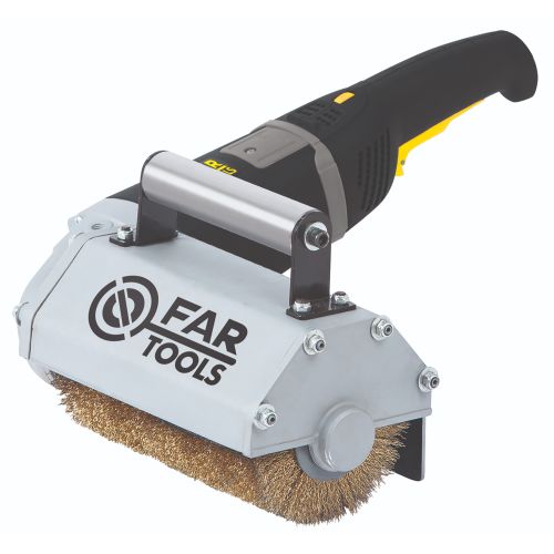 Grand rénovateur 1800W REX 200 avec 2 brosses laitonnées 120 mm - largeur 2 x 100 mm FARTOOLS 115015 photo du produit