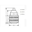 Mandrin à serrage 2,5 à 16mm Série Pro et Industrielle KS3 - CORI - AP16B16 pas cher Secondaire 3 S