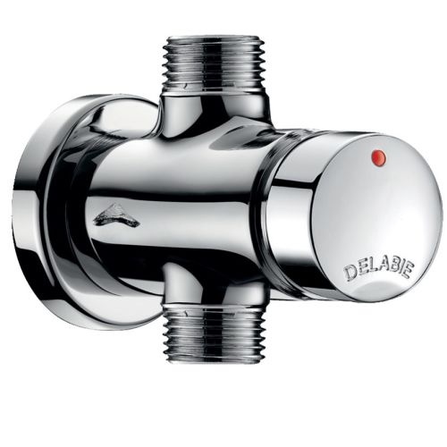 Robinet temporisé de douche BINECO TEMPOSOFT 2 droit 1/2 - DELABIE - 747800 pas cher