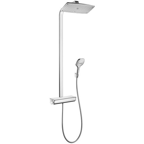 Colonne de douche RAINDANCE E SELECT 360 chromée - HANSGROHE - 27112000 pas cher