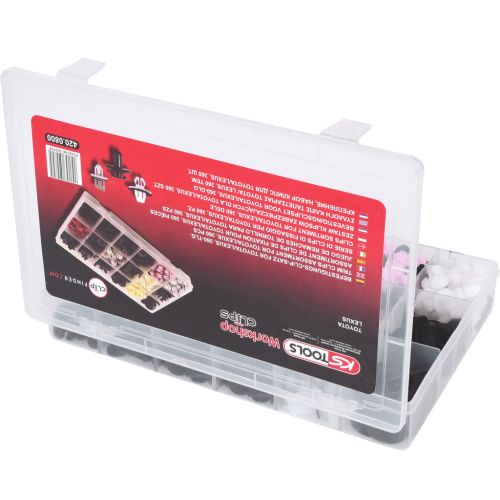 Assortiment d'agrafes pour Toyota/Lexus 360 pièces KS TOOLS 420.0800 photo du produit Secondaire 4 L