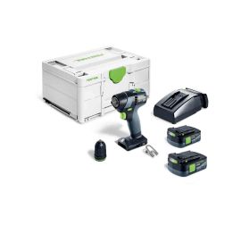 Perceuse-visseuse 10,8V Festool TXS 12 2,5-Plus + 2 batteries 2,5 Ah + chargeur + coffret Systainer SYS3 M 187 - 576873 pas cher Principale M