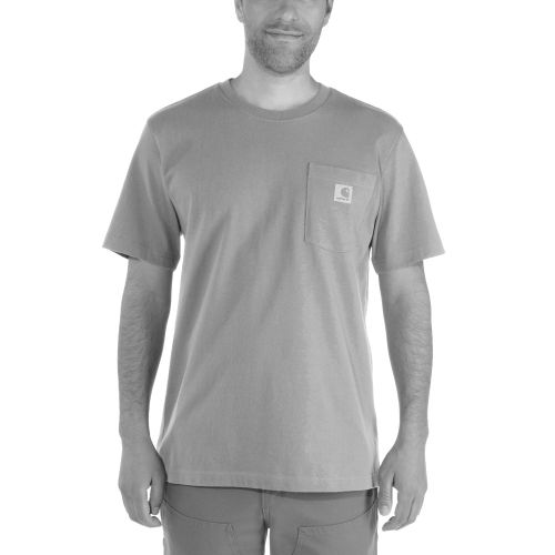 T-shirt manches courtes WORKWEAR POCKET T2XL gris - CARHARTT - S1103296034XXL pas cher Secondaire 1 L