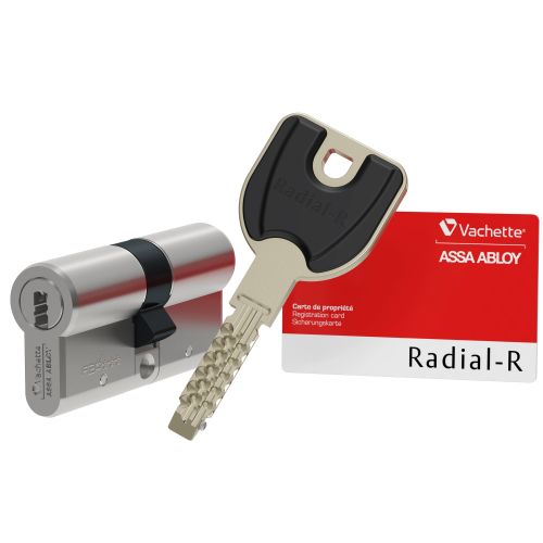 Cylindre profil européen RADIAL-R A2P*** débrayable 32 x 32 mm 4 clés VACHETTE 29197000 photo du produit