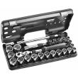 Coffret DBOX cliquet extensible 1/2'' - douilles 1/2'' 6 pans m&eacute;triques - FACOM - SXL.DBOX3PB pas cher