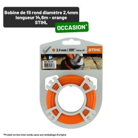 OCCASION Bobine de fil rond Stihl D 2,4 mm L 14,6 m orange - 0000-930-2338 pas cher Principale M