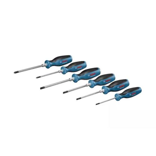 Set de 6 tournevis plat/PH Professional BOSCH 1600A016BF photo du produit