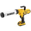 Pistolet àmastic 18 V XR tube court + batterie 2 Ah + chargeur DEWALT DCE571D1-QW photo du produit