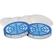 Kit de 6 préfiltres P2+2 adapteurs bleu pour demi masque M3200 MARS DELTA PLUS M3000 PREP2 photo du produit