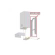 Cadre écarteur pour tubulures 70 mm prémonté pour tube kit tubulure express SAUNIER DUVAL 0010025506 photo du produit Secondaire 2 S