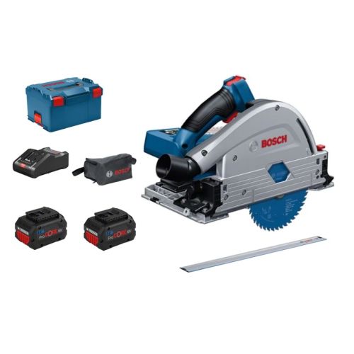 Scie plongeante 18V GKT 18V-52 GC + 2 batteries Procore 8 Ah + chargeur + coffret L-BOXX BOSCH 0615990L55 photo du produit Secondaire 2 L