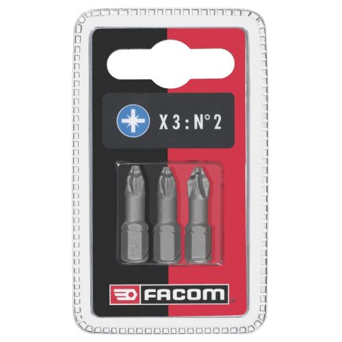 Jeu de 3 embouts High Perf' série 1 PZ1 FACOM ED101T.J3 photo du produit Principale L