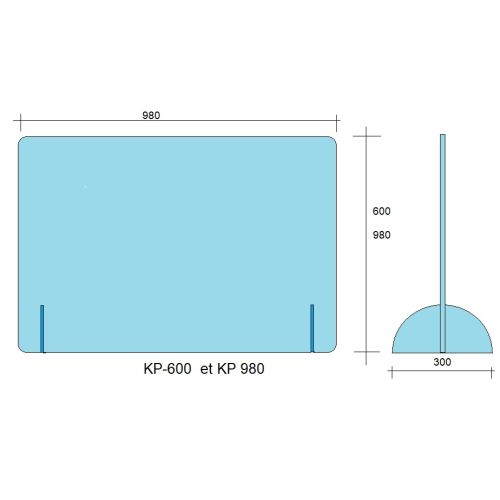 Vitre de protection PVC standard photo du produit Principale L