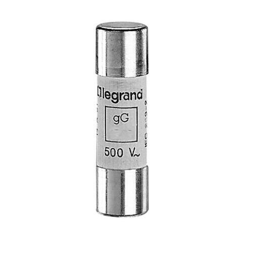 Boite de 10 cartouches industrielles cylindriques type GG 14x51mm sans percuteur 16A - LEGRAND - 014316 pas cher