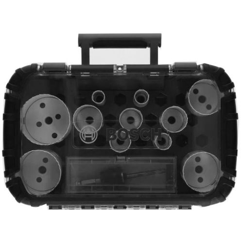 Coffret universel scies-trépan Progressor for Wood and Métal 14 pièces - BOSCH - 2608594193 pas cher