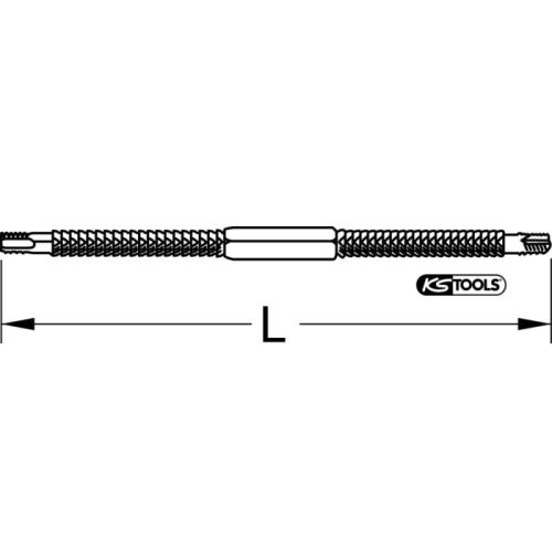 Outil à restaurer le filet métrique KS TOOLS 150.1340 photo du produit Secondaire 1 L