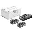 Set énergie 18V SYS 2 x 8,0 / SCA 16 + coffret SYSTAINER 3 - FESTOOL - 577327 pas cher