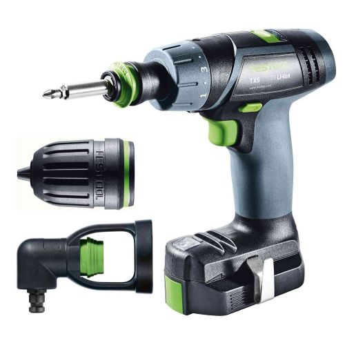 Perceuse-visseuse 10,8V TXS + 2 batteries 2,6Ah + chargeur + coffret SYSTAINER - FESTOOL - 576102 pas cher Secondaire 2 L