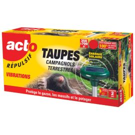 Répulsif vibration pour les taupes et campagnols Acto répulsif photovoltaïque - RUST2 photo du produit Principale M