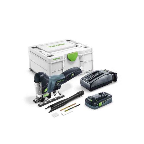 Scie sauteuse 18V CARVEX PSC 420 HPC 4 EBI-Plus + batterie 4 Ah + chargeur TCL 6 + Systainer 3 FESTOOL 576525 photo du produit