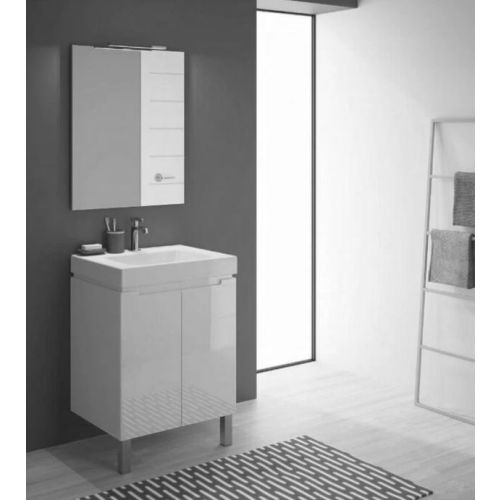 Miroir BASTIA 80 x 75cm - GEBERIT - 00941900 pas cher Secondaire 2 L