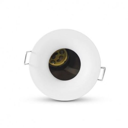 Support plafond BBC rond blanc avec douille automatique D 85 mm MIIDEX LIGHTING 77183 photo du produit Secondaire 1 L