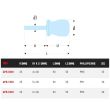 Tournevis ISORYL PH1 5 x 40 mm longueur 90 mm FACOM APB.1X40 photo du produit Secondaire 1 S