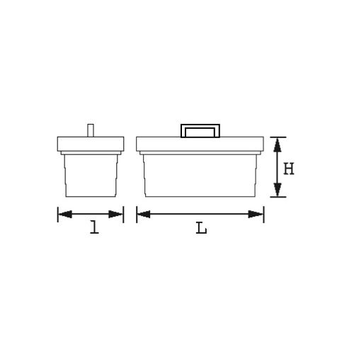 Boite à outils métallique 5 cases SAM OUTILLAGE 605-R photo du produit Secondaire 1 L