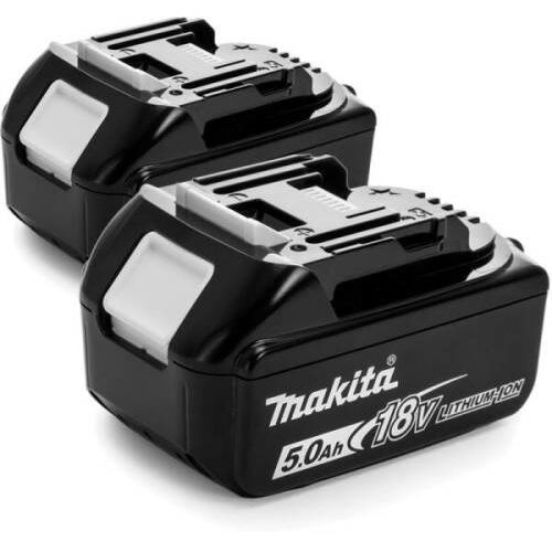 Pack 2 batteries 18 V / 5.0 Ah BL1850B - MAKITA - PACK2BAT5LI pas cher