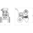 Nettoyeur haute pression thermique Grandbooster 250 bar - 15l/min flexible 10 m RENSON 142382 photo du produit Secondaire 1 S