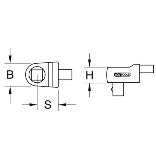 Adapteur pour douilles 14x18 mm 3/4 '' KS TOOLS 516.2934 photo du produit Secondaire 1 L