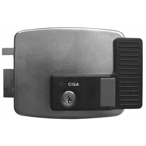 Electro-serrure à bouton gauche poussant canon à languette 45-50mm axe 60mm - CISA - 11630 60 4 pas cher