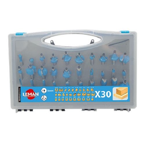 Coffret de 30 mèches de défonceuse DEF.428.30 LEMAN 428.700.30 photo du produit