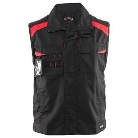 Gilet sans manches Bl&aring;kl&auml;der Industrie 3164 noir/rouge pas cher Principale M