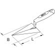 Truelle BRONZEPLUS langue de chat 180 mm KS TOOLS 963.9553 photo du produit Secondaire 1 S