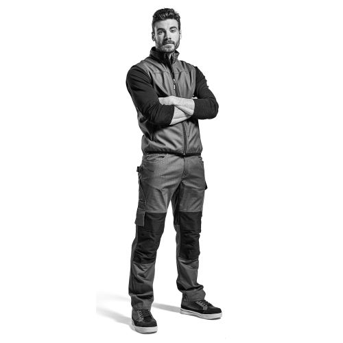 Pantalonalon maintenance +stretch vert kaki/noir T40L - BLÅKLÄDER - 149513304599C146 pas cher Secondaire 5 L
