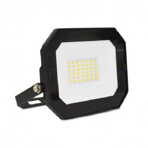 Projecteur extérieur LED LUMOS SLIM plat 30 W noir sans câble 3000 K MIIDEX LIGHTING 800353 photo du produit