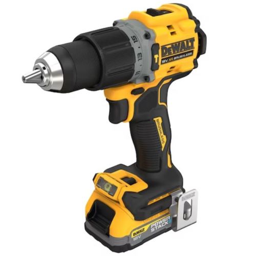 Perceuse-visseuse à percussion 18 V XR Powerstack Brushless + 2 batteries 1,7 Ah + chargeur + coffret T-STAK DEWALT DCD805E2T-QW photo du produit Secondaire 3 L