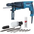 Perfo-burineur SDS Plus 800 W avec accessoires + coffret MAKITA HR2630TX4 photo du produit