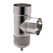 Té pour tubage à 90° TEN inox + purge photo du produit