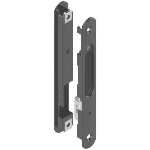Fermeture encastrée double silène brun 1247 mat - LA CROISEE DS - DS6795-097 pas cher