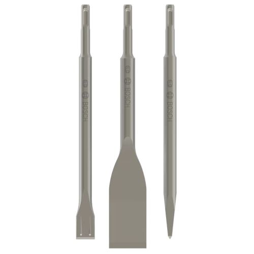Set de 3 burins SDS Plus (BURIN+PIC+LARGE) BOSCH 2607019159 photo du produit Secondaire 2 L
