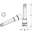 Douille tournevis RIBE M10 extra-longue 165 mm KS TOOLS 515.1281 photo du produit Secondaire 1 S